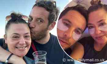 Lisa Armstrong, 45, gushes over boyfriend James Green, 38, on his birthday as he kisses her forehead - Daily Mail