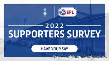 EFL Supporters Survey 2022 - News - oldhamathletic.co.uk