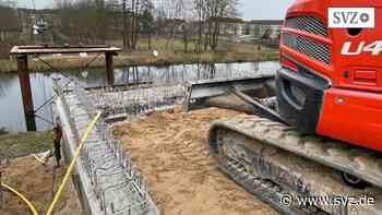 Bauarbeiten in Parchim: Plümperwiesenbrücke bekommt Ende März ihren neuen Oberbau | svz.de - svz – Schweriner Volkszeitung