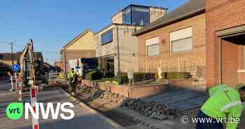 Gemeente Linter legt werken stil van Fluvius: "Geen vergunning en veel te grote omleiding" - VRT NWS