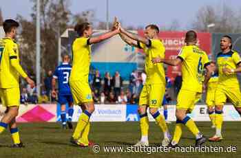 Stuttgarter Kickers siegen souverän: Die Blauen zeigen starke Reaktion beim FV Ravensburg - Stuttgarter Nachrichten