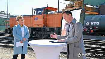 Siegen: NRW-Verkehrsministerin besichtigt Holzverladestraße - WP News