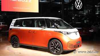 Premiere für Stromer-Bulli: VW lässt Buzz in Dresden auffahren - BILD