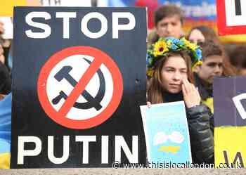London protesters urge Nato to ‘close the skies’ over Ukraine