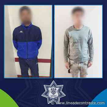 Captura policía de Apizaco a dos presuntos asaltantes - Linea de Contraste
