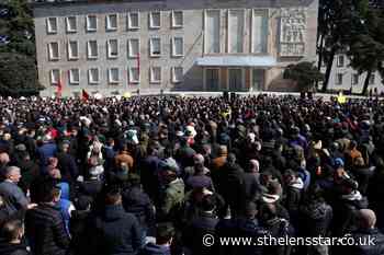 Thousands of Albanians join protest against price hikes - St Helens Star