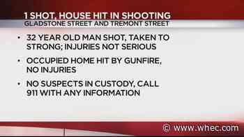 Man and occupied house struck by gunfire on Gladstone Street