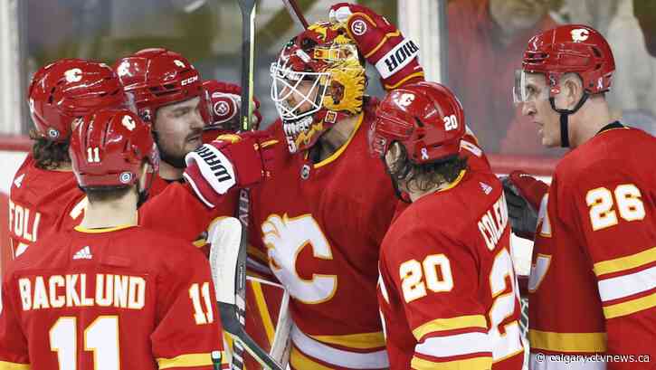 Markstrom stops 19 pucks in shutout, Lindholm nets 30th as Flames blank Red Wings