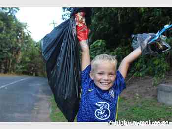 Oliver (6) gets litter off the streets - Highway Mail
