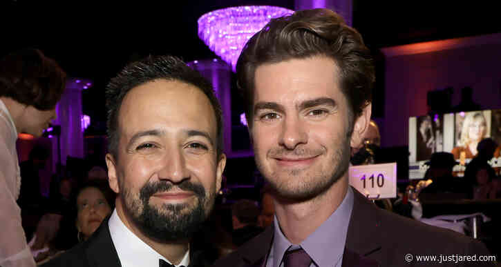 Andrew Garfield Supports 'tick, tick...BOOM!' Director Lin-Manuel Miranda at DGA Awards 2022
