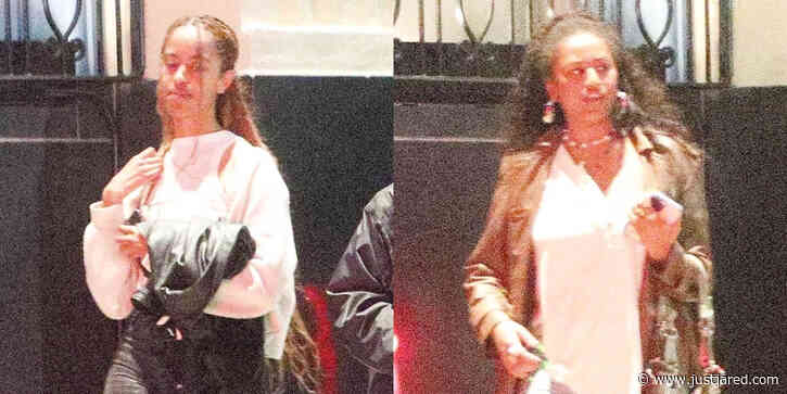Michelle Obama Spotted at Dinner in L.A. with Daughters Malia & Sasha! (Photos)