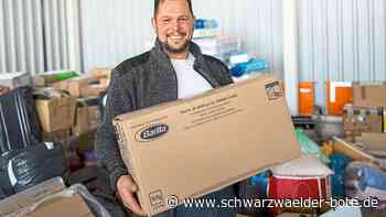 Spendenaktion für die Ukraine - Von Nagold aus gehen drei mit Hilfsgütern gefüllte Lastwagen auf die Reise - Schwarzwälder Bote