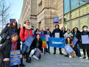 UCRAINA, MARCO CAPPATO A VARSAVIA, IN MANIFESTAZIONE PER INGRESSO UCRAINA NELL'UE - IMGpress