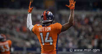 Broncos WR Courtland Sutton reacts to trade for Russell Wilson - msnNOW