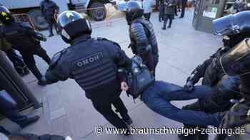 Bürgerrechtler: Über 800 Festnahmen bei Demos in Russland