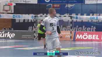 Handball Video: THW Kiel gewinnt in Balingen und bleibt Verfolger Nummer 1 - Sky Sport