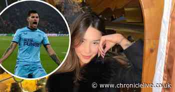 Bruno Guimaraes' girlfriend Ana Lidia Martins gives emotional response to his first Newcastle goal - Chronicle Live