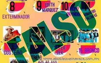 Alertan por falsos carteles de la Feria de la Flor Cuernavaca 2022 - El Sol de Cuernavaca