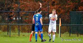 Vroege uitsluiting helpt Merelbeke aan derbywinst tegen Dikkelvenne - HLN.be