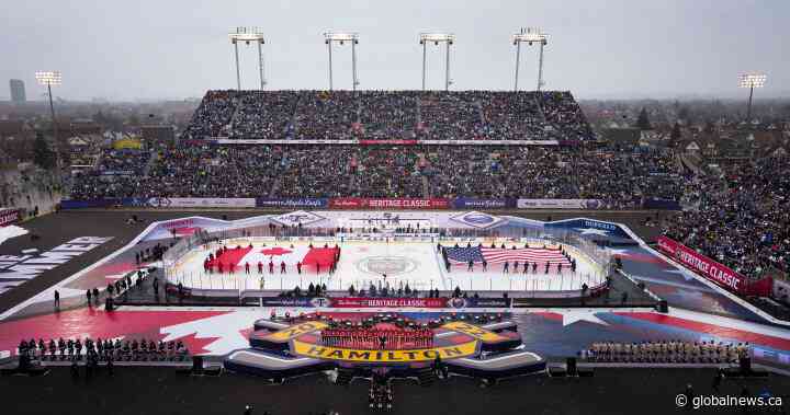 Hamilton’s Tim Hortons Field shines in NHL Heritage Classic - Global News