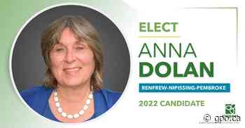 Anna Dolan nominated as Ontario Greens candidate in Renfrew-Nipissing-Pembroke - Green Party of Ontario