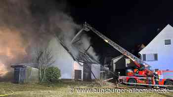 Bauernhof brennt in Ulm-Wiblingen: Feuerwehr rettet 35 Schweine