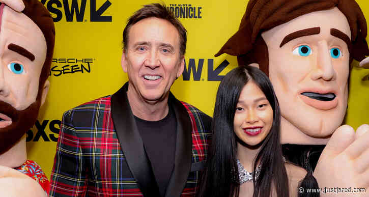 Nicolas Cage Joined by Pregnant Wife Riko Shibata at 'The Unbearable Weight of Massive Talent' Screening at SXSW 2022