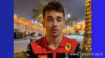 Leclerc: "Monza e Monaco i Gp che aspetto con più impazienza" - Rai Sport