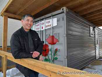 Edmonton non-profit set to launch affordable SeaCan Cabin village for homeless veterans