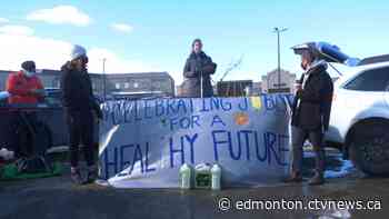 Rallies push for more action on climate change, just transition to green energy - CTV News Edmonton