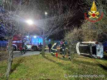 Incidente a Cesano Maderno, auto ribaltata all'alba: 45enne ferito - Il Notiziario