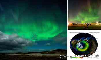 Northern Lights light up the skies over Scotland following a huge solar flare