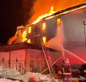 Fall River Firefighters Battle House Fire in Blizzard-Like Condit - wbsm.com