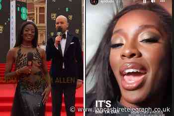 Blackburn: AJ Odudu stuns fans in sequin dress as she hosts Bafta red carpet