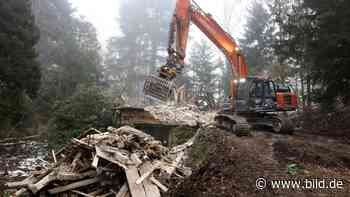 Neu-Anspach: Aus Umweltschutzgründen!: Ex-BND-Villa abgerissen | Regional - BILD