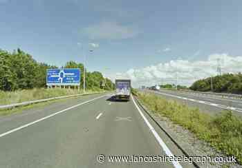 M65: One in hospital after seven vehicles crash