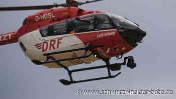 Unfall in Calw: Motorradfahrer nach Sturz lebensgefährlich verletzt