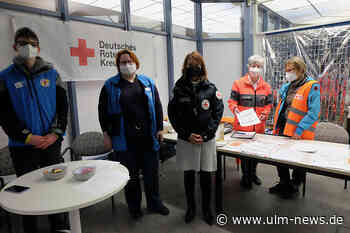 Anlaufstelle für Geflüchtete aus der Ukraine am Hauptbahnhof Ulm