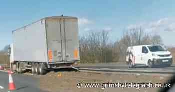 Live M180 updates as lorry collides into central reservation near Scunthorpe - Grimsby Live