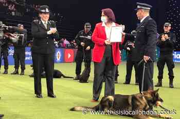 Met Police dog wins Crufts bravery award Orpington stabbing