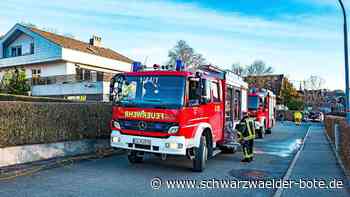 Brand in Nagold: Starke Rauchentwicklung und  Verletzte  im  Schelmengraben