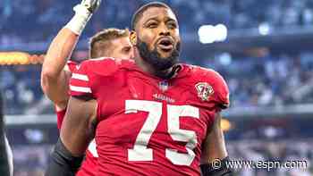 Jets add 49ers OG Tomlinson, keep WR Berrios