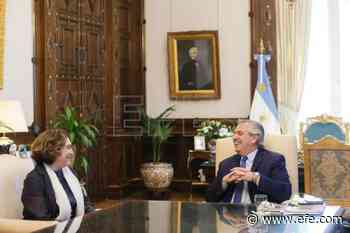 El presidente argentino se reúne en Buenos Aires con la alcaldesa de Barcelona - Agencia EFE