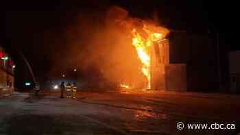 Century-old Cabri Hotel, centre of community life, burns to the ground.