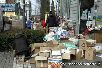 Modena, al market di via Mazzoni continua la raccolta aiuti per l'Ucraina. VIDEO - modenaindiretta.it