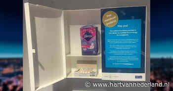 Studenten kunnen gratis tampons pakken in menstruatiekastje op Universiteit Tilburg - Hart van Nederland