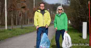 Marc en Ilse halen 500e zak zwerfvuil op: "Je kunt je niet voorstellen wat mensen allemaal weggooien” - Het Laatste Nieuws