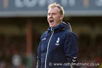 Sheridan After Defeat At Swindon - News - oldhamathletic.co.uk