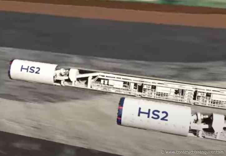 HS2 tunnellers hit first milestone on longest drive – video