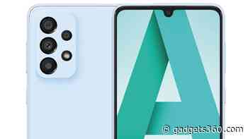 Samsung Galaxy A33 5G Price, Full Specifications, Renders Leak Online Ahead of Launch